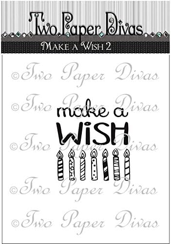 Two Paper Divas Make A Wish Stamps for Embellishing