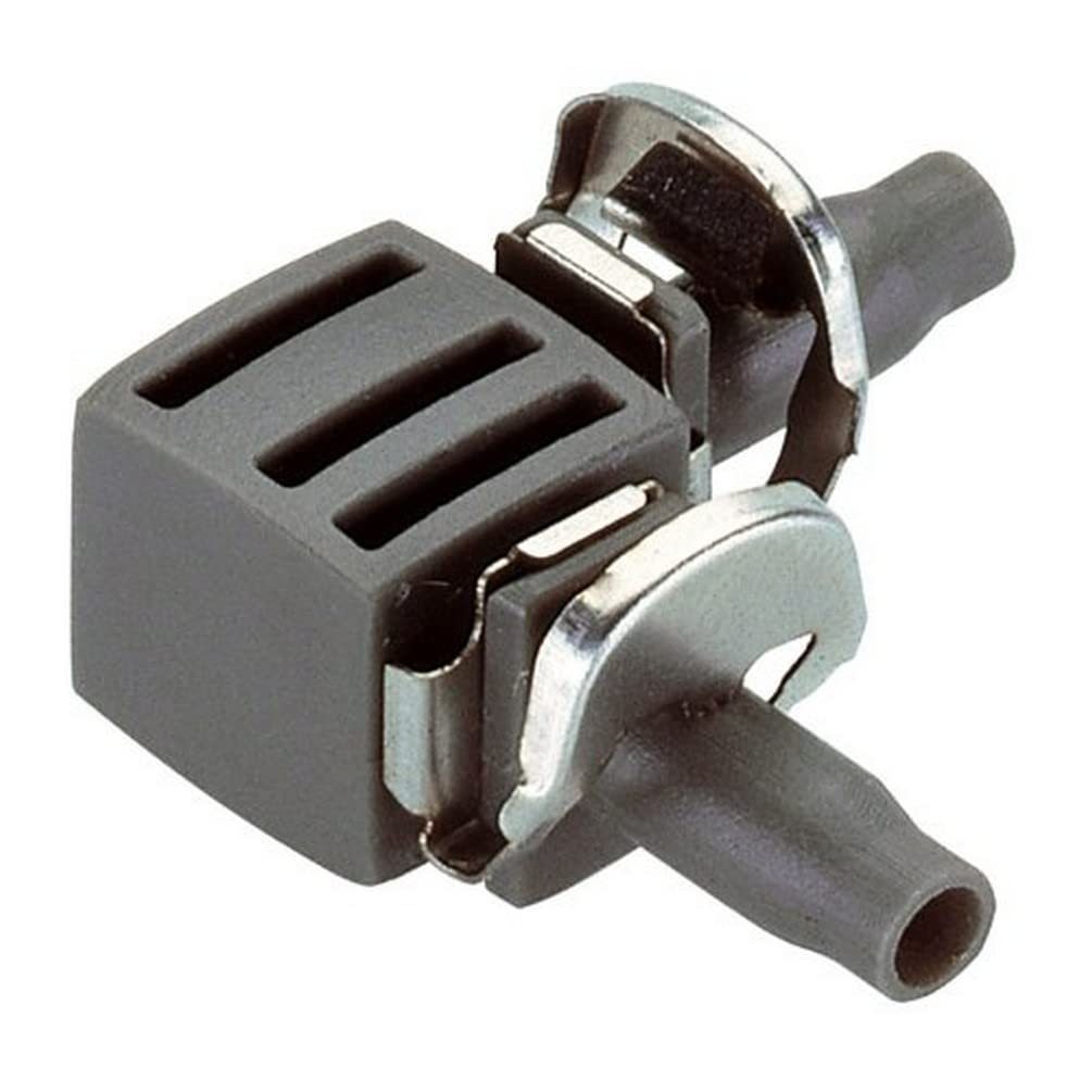 Gardena L-piece 4.6 mm Blister 10 Joints, with the Quick and Easy Connection System, Standard