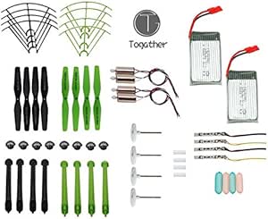 Togather® Crash Pack para Syma X5HW X5HC RC Quadcopter - 8 pedazos de