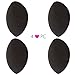 Beauty Junkees Makeup Sponge Blender - Black Contour Makeup Blender Sponge, Liquid Cream Powder Foundation Blending Sponges, Make Up Applicator, Cosmetic Blenders, Wet Dry Beauty Sponge, Latex Free