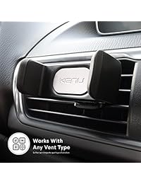 Kenu Airframe   Soporte de coche para Android y iPhone iPhone + iPhone 7, 6S, 6, 5S, 5, SE, y smartphones pequeños a medianos, Airframe Pro, Negro