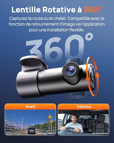 70mai M310 Plus 4K Mini WiFi Dash Cam