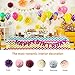 Ponwec 24 pcs Tissue Paper Pom Poms for Party and Wedding Backdrop Decorations, 6-14 inch Pink DIY Paper Flowers Crafts for Festival, Tissue Flowers Lanterns for Baby Shower and Nursery Wall dec