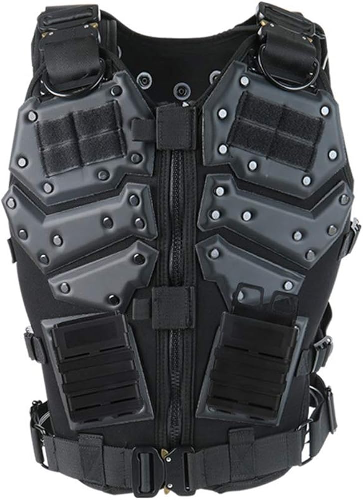 QWET Tactical CS Field Vest für OutdoorJagd AirsoftKriegsspiel,A