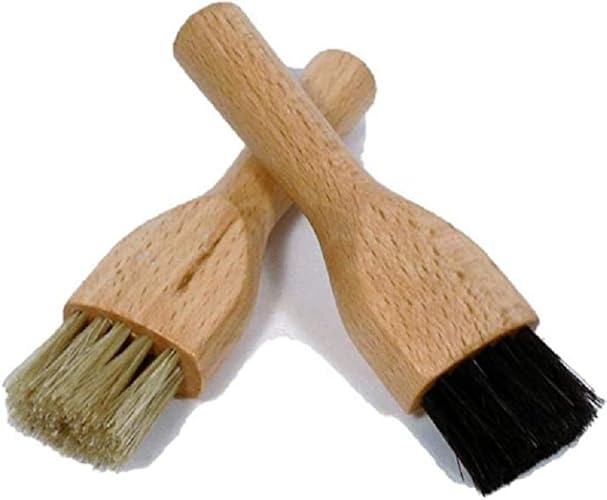 Shoe Brush Applicator Set Shoe Cream Shine Paste Tin Can