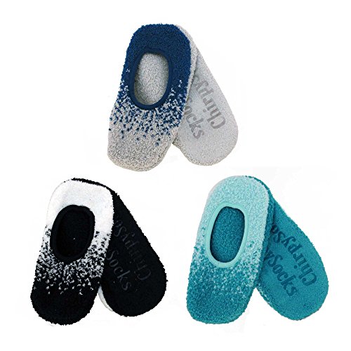 BambooMN Soft Warm Cozy Fuzzy Gradient Comfort Slipper Socks, Indoor Comfy House Slipprs, Different Sizes and Colors