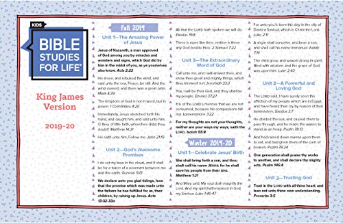Bible Studies for Life: Kids Verse Cards for 2019-20 KJV (Pkg. 10) by LifeWay Kids