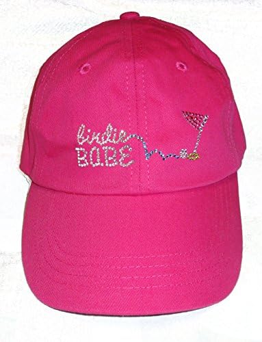 Birdie Babe Ladies Golf Hat Hot Pink Bling Womens Golf Cap