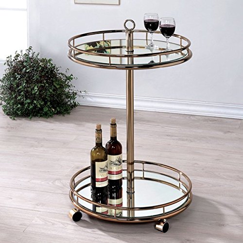 Glass & Mirrored Bar Carts