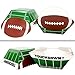 Football Super Bowl Party Paper Bowl - The large Capacity for Tailgate Parties, Super Bowl, Birthday Party Family Dinner and Sports Event (10 Pack)