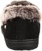 ACORN Women's Faux Chinchilla Collar Slipper , X-Large 9.5-10.5 M US,