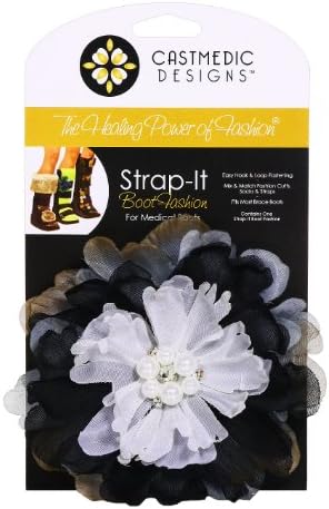 CastMedic Designs Strap-It Flower Pearl, Grey
