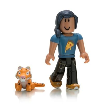 Roblox Series 1 Celebrity Collection Action Figure Mystery Box Virtual Item Code 25 Tee Vees Pizza Lover - 