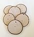 Vintage Wood Slices Medium - drilled 20-2