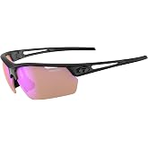 Tifosi Navar FC Half-Frame Sunglasses - Golf, Running, Pickleball &amp; Tennis | 100% UVA/UVB, shatterproof polycarbonate. Full-coverage half-frame, hydrophilic nose pads. For golf, running &amp; tennis.