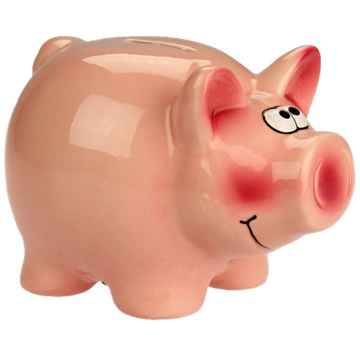 Out of the Blue Ceramic Piggy Bank with Lock