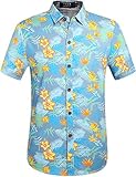 SSLR Men's Short Sleeve Hawaiian Style Shirts