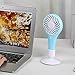 Intsun Battery Operated Portable Fans USB Mini Handheld Fans Pocket Personal Fans for Travel Office Desk Outdoor Indoor (Blue)