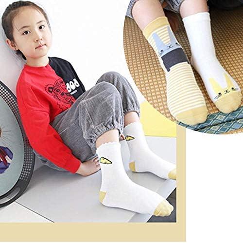 Lifewheel Bebe Muchachos Chicas Estudiante Dibujos Animados Algodon Respirable Vestimenta Casual Medio Calcetines De Becerro 1 12 Anos 5 O 15 Pares Ninas De Hasta 24 Meses Calcetines Y Medias Ourhouserestaurant Com