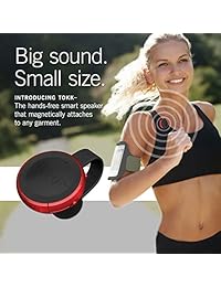 Tokk Smart Wearable auxiliar altavoz bluetooth manos libres de teléfono, talla única , Blanco