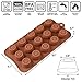 Chocolate Molds Silicone Candy Molds - Silicone Molds BPA Free Pinch Test Approved Food Grade Silicone Pack of 3