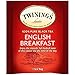 Twinings of London English Breakfast Black Tea Bags, 25 Count