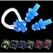 The Wolf Moon® 6 Sets Waterproof Silica Gel Swimming Earplugs and Nose Clip Plugs and Nose Clip Swimming Silicone