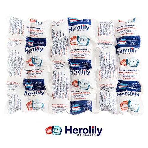 Herolily Advanced Ice HDR 4 Ply Reusable Ice & Heat Packs 6 Sheet Special