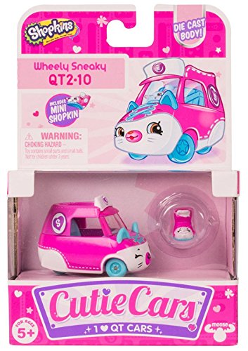 Shopkins Cutie Cars Series 2 3 Wheel Wonder Wheely Sneaky with Exclusive Mini Shopkin QT2-10