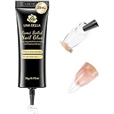 UNA GELLA Super Strong Nail Glue for Press On Nails, 20ML No Lamp Need | Semi Solid Gel Nail Glue, Fast-curing, Long Lasting Hold, DIY Home Salon for Press On False Acrylic Nails No U/V Cure