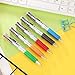 Chinco 24 Pieces Retractable Ballpoint Pens Multicolor 4 in 1 Pens 0.7 mm Ballpoint Pens of Black, Blue, Red, Green for Office School