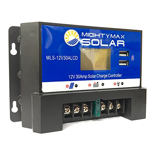 12V / 24V 30Amp Solar Charge Controller For Marine Batteries - Mighty Max Battery brand product