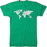 Trunk Candy Men's World Map Premium Tri-Blend T-Shirt