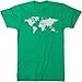 Trunk Candy Men's World Map Premium Tri-Blend T-Shirt