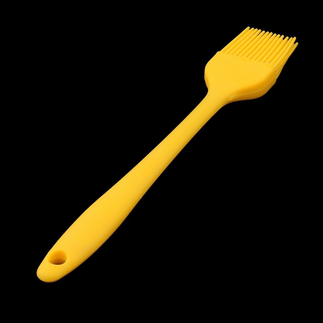 Sourcingmap Silicone Home Kitchen Cookie Cake Baking Tool Cream Oil Pastry Brush 2pcs Yellow - Image 4