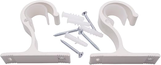 Amazon Com Sydien Curtain Rod Brackets Holder With Mounting