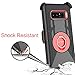 Galaxy Note 8 Case, Note 8 Case Belt Clip, BENTOBEN Heavy Duty Shockproof Kickstand Swivel Belt Clip Full Body Rugged Bumper Hybrid Holster Protective Case for Samsung Galaxy Note 8, Black/Red
