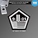 (2x) M1911 Barrell - White - Sticker - Decal - Die Cut