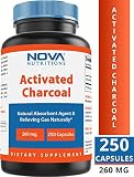 Nova Nutritions Activated Charcoal - 250 Capsule
