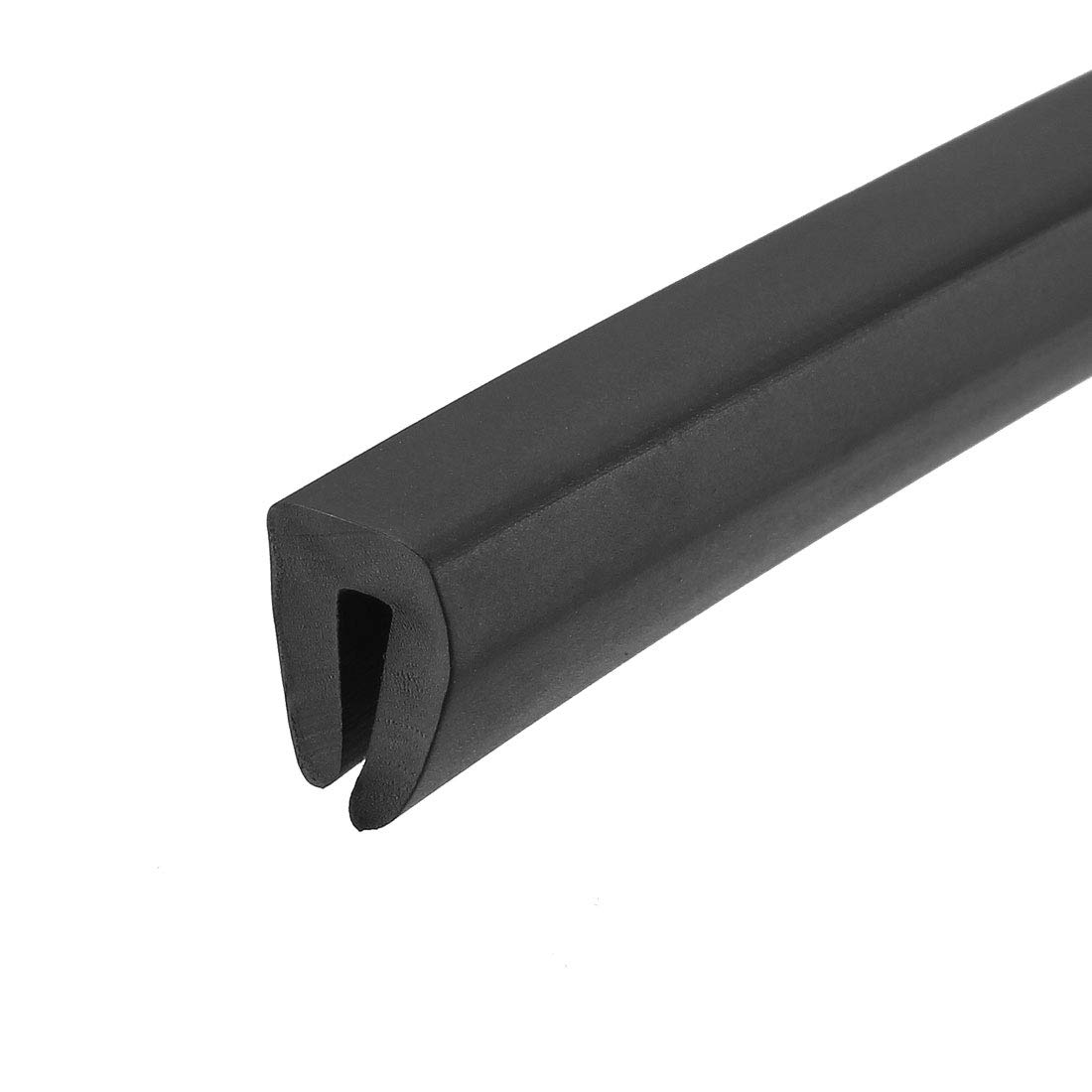 uxcell Edge Trim U Seal Black PVC Plastic U Channel Edge Protector Fits 1/32'' - 1/16'' Edge 10 Feet Length