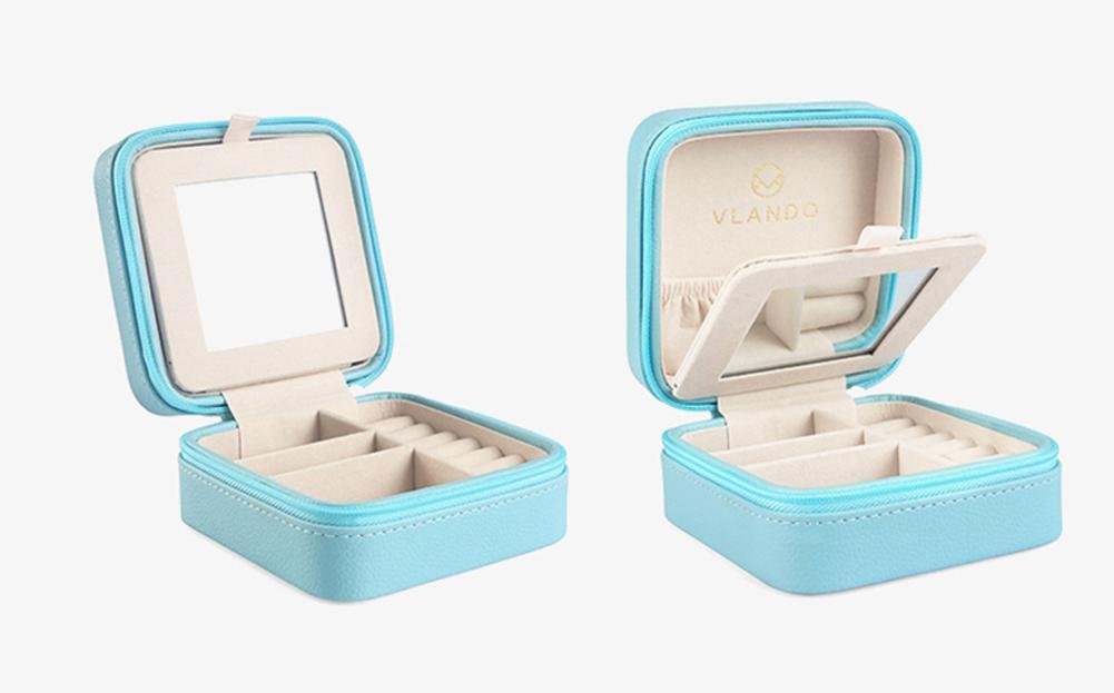 Schmuckkästchen Schmuckkoffer von kunstleder,Schmuckschatulle mit