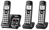 Panasonic KX-TGD563M Link2Cell Bluetooth Cordless Phone with Voice Assist and Answering Machine - 3 Handsets (Certified Refurbished)