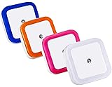 E Support™ Square LED Mini Plug Nightlight Sensor lights Automatic light control Sleeping Baby's Light