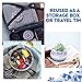 Laluztop Scented Candles Gift Set - 100% Soy Wax Portable Travel Tin Candles, Natural Fragrance Candles for Stress Relief and Aromatherapy Candles, 6 x 2.5oz