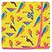KicKee Pants Little Girls Print Swaddling Blanket - Banana Tropical Birds, One Size