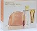 Glam Jasmine by Michael Kors for Women - 4 Pc Gift Set 3.4oz EDP Spray, 0.17oz EDP Lip Luster Dual Rollerball, 3.4oz Body Lotion, Makeup Bag