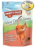 (3 Pack) Smart n' Tasty Cat Dental Grain-Free Treats Salmon - 3 Ounces each