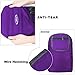 G4Free 20L Lightweight Packable Backpack Water Resistant Hiking Daypack Foldable Camping Outdoor Backpack Handy Bag (Purple)