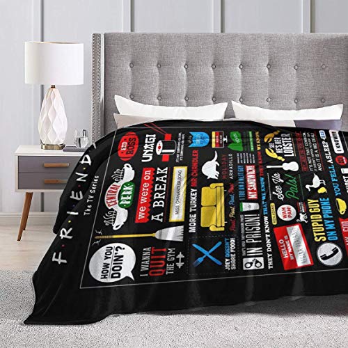 Friends Tv Show Blanket Sofa Blankets, Lightweight Travel Throw Blanket
