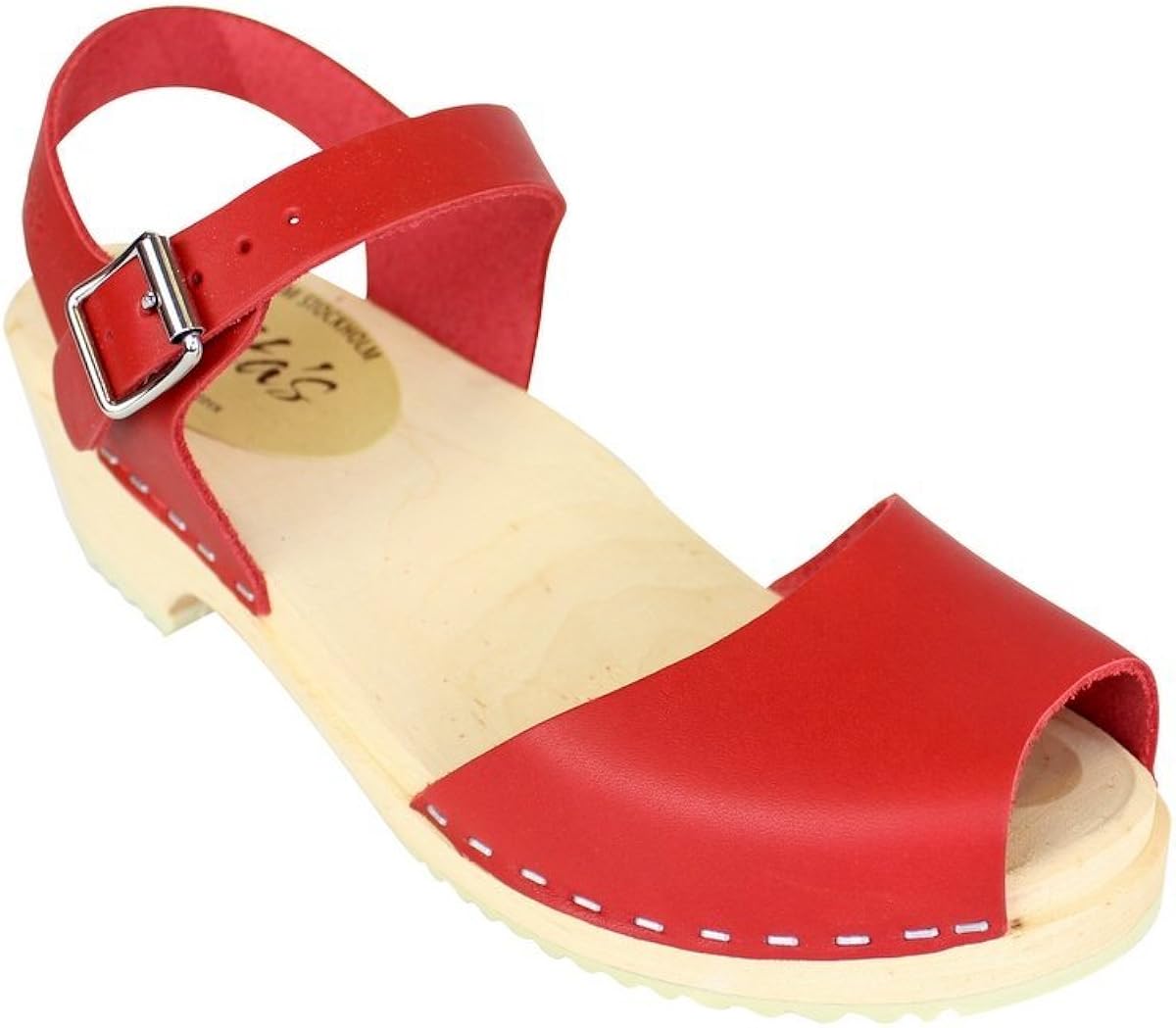 Lotta From Stockholm Low Wood Open Clogs in